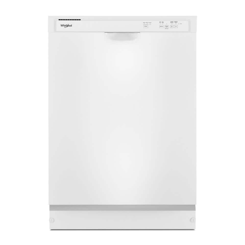24 in. Built-In Tall Tub Dishwasher in White with Heated Dry