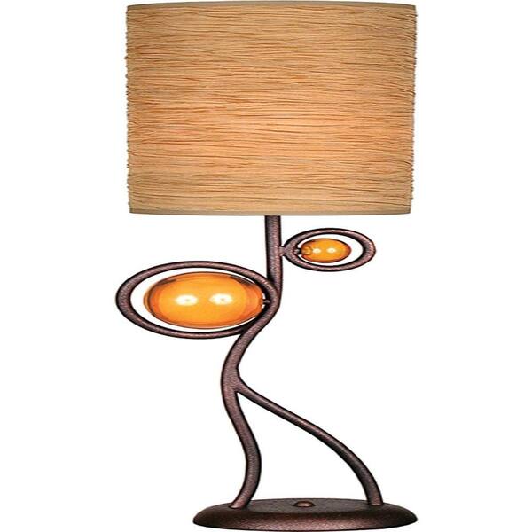 Filament Design Century 33 in. Textured Copper Table Lamp