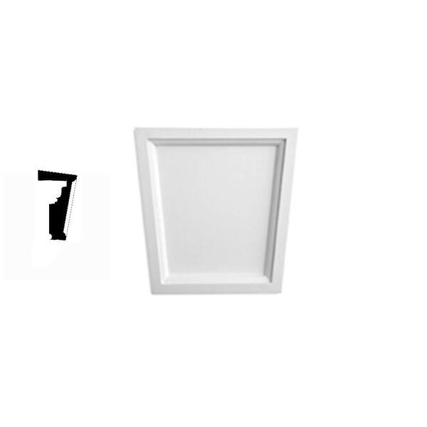 Focal Point 3/4 in. x 4 in. x 6-3/4 in. Primed Polyurethane Standard Keystone Moulding