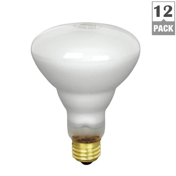 12 Bulbs Utilitech 65-watt Br30 Medium Base Soft White Incandescent Flood Light for sale online