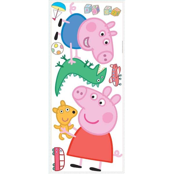 RoomMates RMK3183SCS Peppa le Cochon Peel and Stick Wall Decals Multi Couleur 