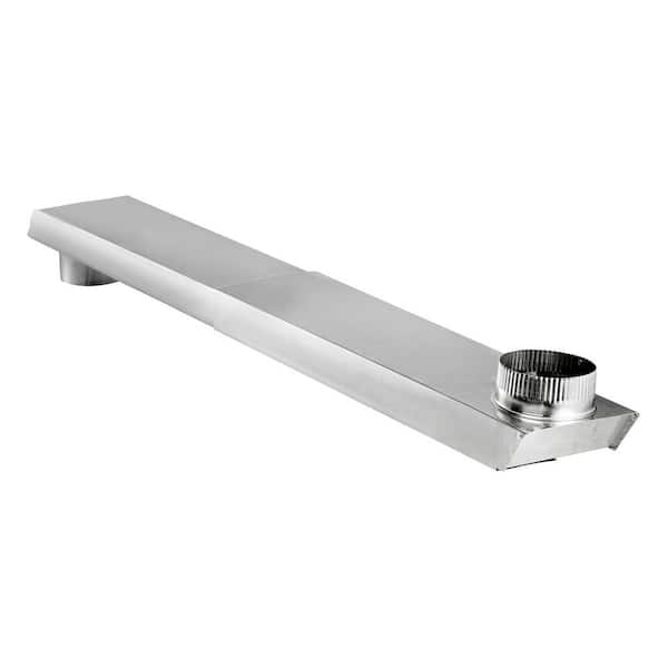 6 in. x 4.5 in. x 22.75 in. Rectangular Aluminum Dryer Duct