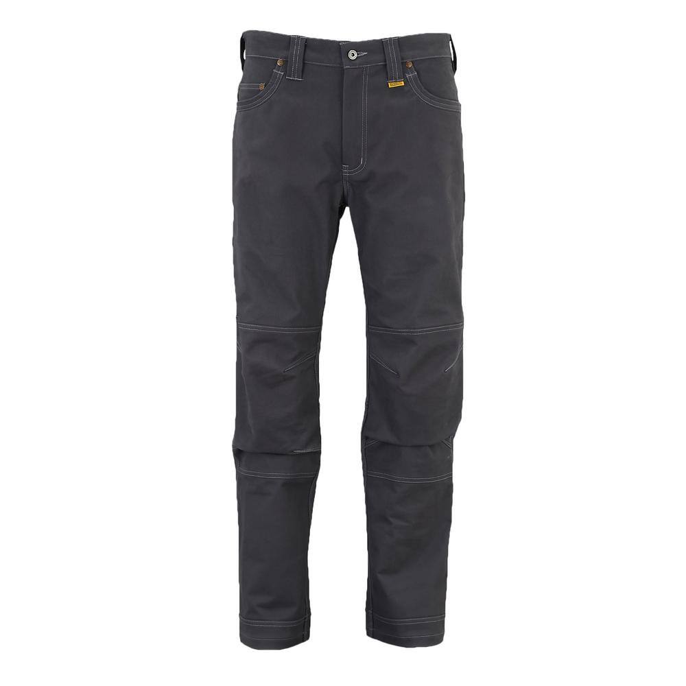 DEWALT Madison Men's 36 in. W x 31 in. L Stone Cotton/Spandex Everyday