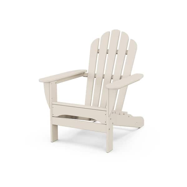 POLYWOOD Monterey Bay Adirondack Chair in Sand Castle TXAD4034SC - The ...