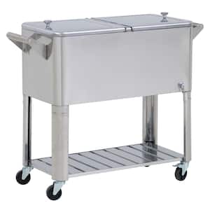 80 QT. Outdoor Stainless Steel Cooler