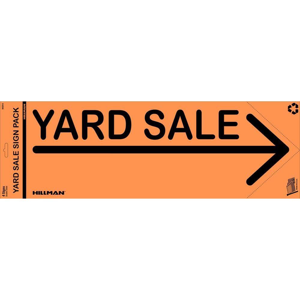 everbilt-yard-sale-sign-pack-843314-the-home-depot for Yard Sale Signs Printable Free Everbilt Yard Sale Sign Pack 843314 - The Home Depot for Yard Sale Signs Printable Free