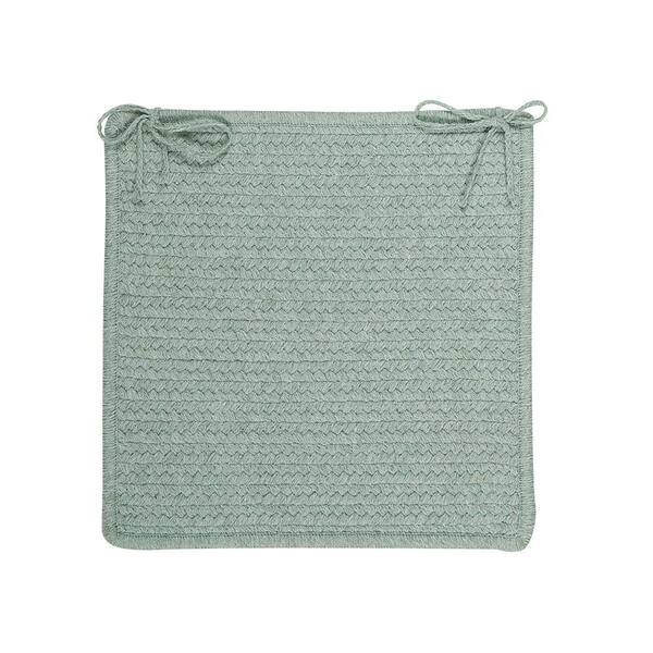 Colonial Mills Allure Misted Green Braided Chair Pad Single