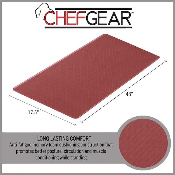 Anti Fatigue Mat Cushion Chef Rug Standing Floor Mat, 18x30