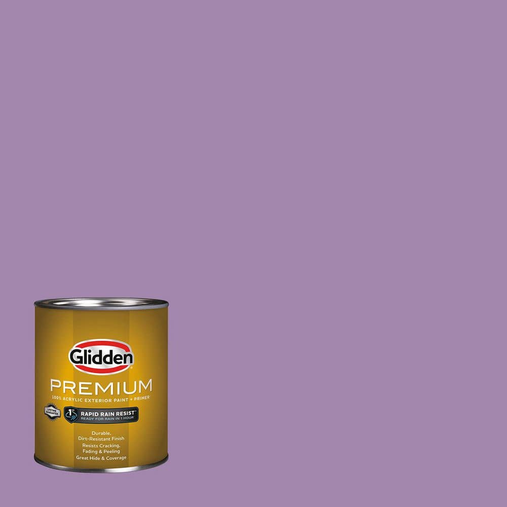 Glidden Premium 1-qt. Violet Eclipse PPG1176-5 Flat Exterior Latex