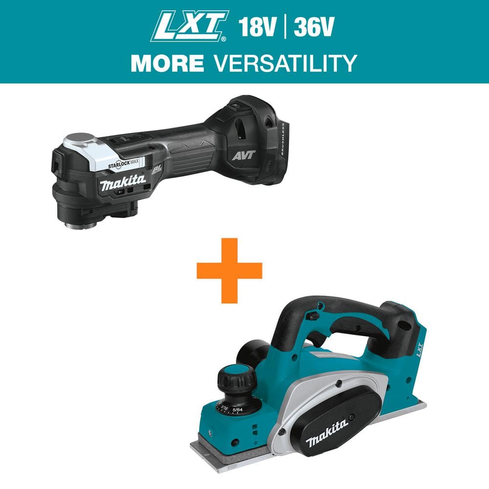 18V LXT Sub-Compact Brushless StarlockMax Cordless Oscillating Multi-Tool with LXT Lithium-Ion 3-1/4 in. Cordless Planer price history on PriceWatchPro