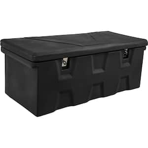 17.25 in. x 19 in. x 44 in. Matte Black Plastic All-Purpose Truck Tool Box Chest