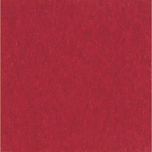 Imperial Texture VCT 12 in. x 12 in. Cherry Red Standard Excelon Vinyl Tile (45 sq. ft. / case)