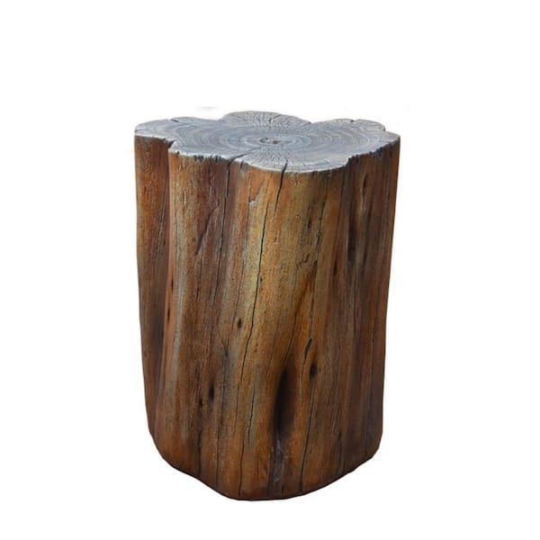 18 in. Warren Redwood Outdoor Seating Fire Pit Stool