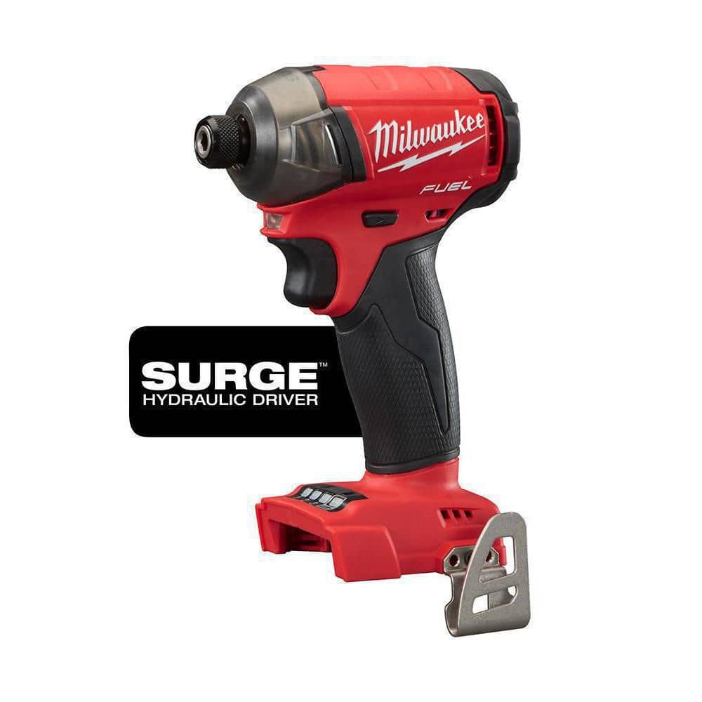 Milwaukee M18 FUEL SURGE 18V Lithium-Ion Brushless Cordless 1/4 in. Hex Impact Driver (Tool-Only) 2760-20 - The Home Depot