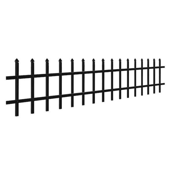 Details about   Ultimate Black Aluminum Fence Puppy Guard Add On Panel Coat Finish Heavy Duty 