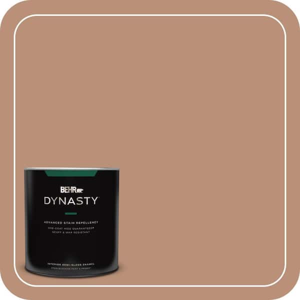 BEHR DYNASTY 1 qt. #BXC-46 Mojave Dusk Semi-Gloss Enamel Interior Stain-Blocking Paint and Primer