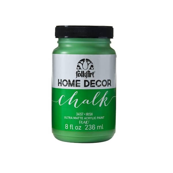 FolkArt Home Decor 8 oz. Irish Ultra-Matte Chalk Finish Paint
