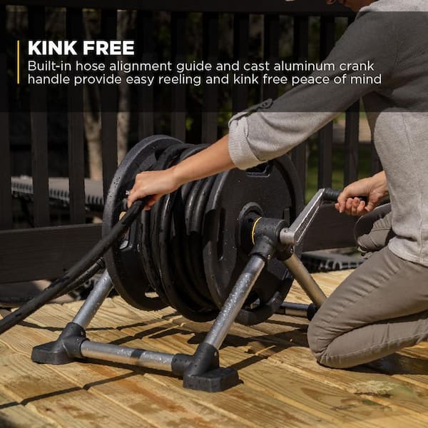 Reviews for Gorilla 150 ft. Aluminum Zero Rust Hose Reel | Pg 1