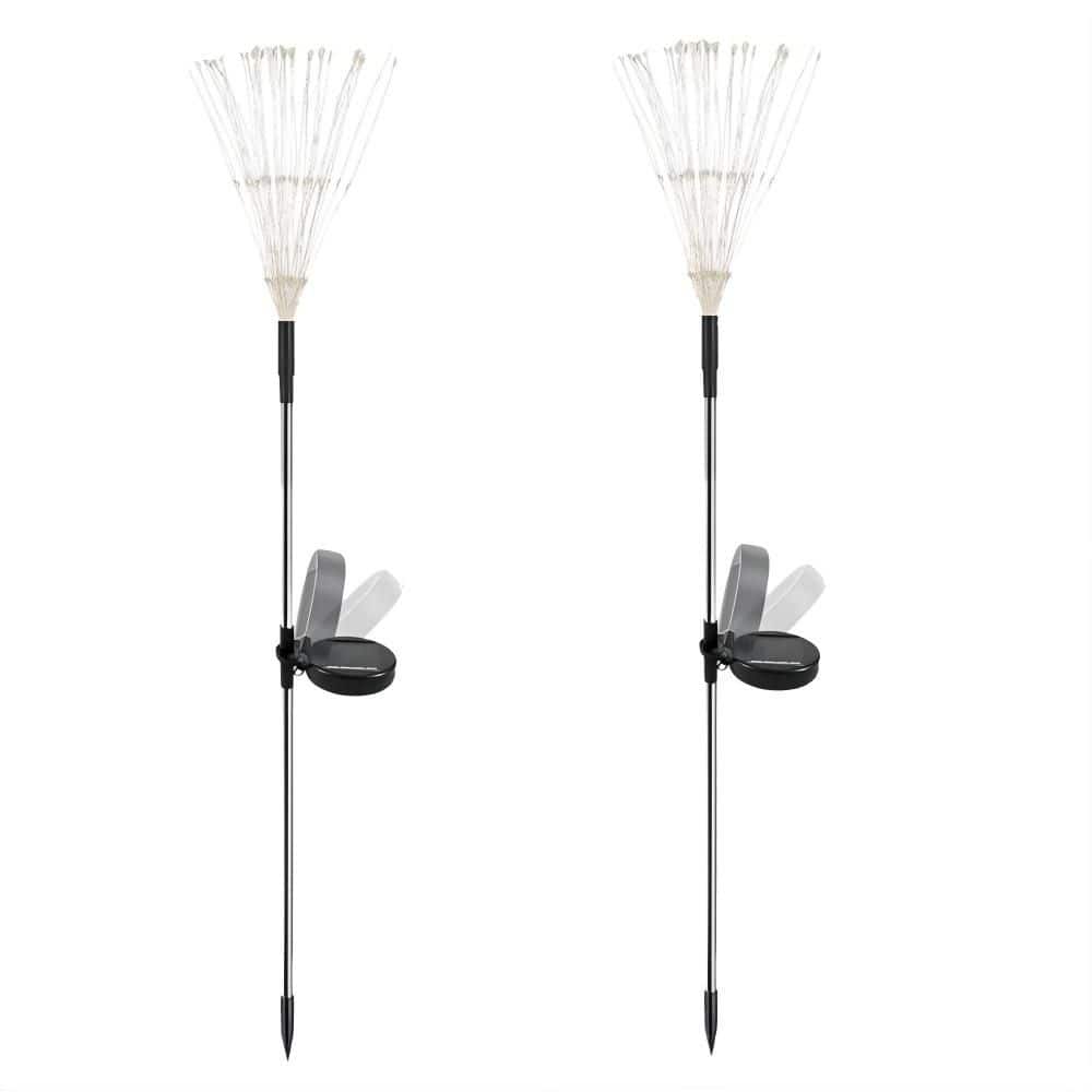 2 Piece 200 LED Twinkling Firework Warm Lights with 8 Modes, Solar Garden Torches Decor for Yard Patio Pathway Lawn price history on PriceWatchPro