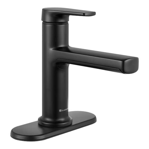 Osborne 4 in. Centerset Single Handle Bathroom Faucet in Matte Black