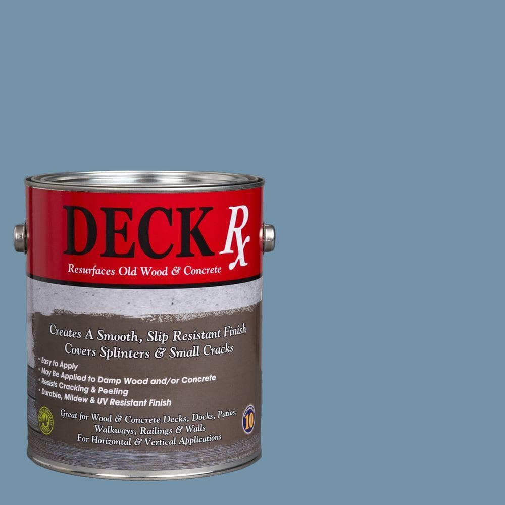 Deck Rx 1 gal. New Port Blue Wood and Concrete Exterior Resurfacer