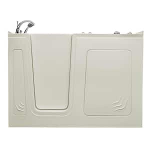 HD Series 32 in. x 60 in. Left Drain Quick Fill Walk-In Air Tub in Biscuit