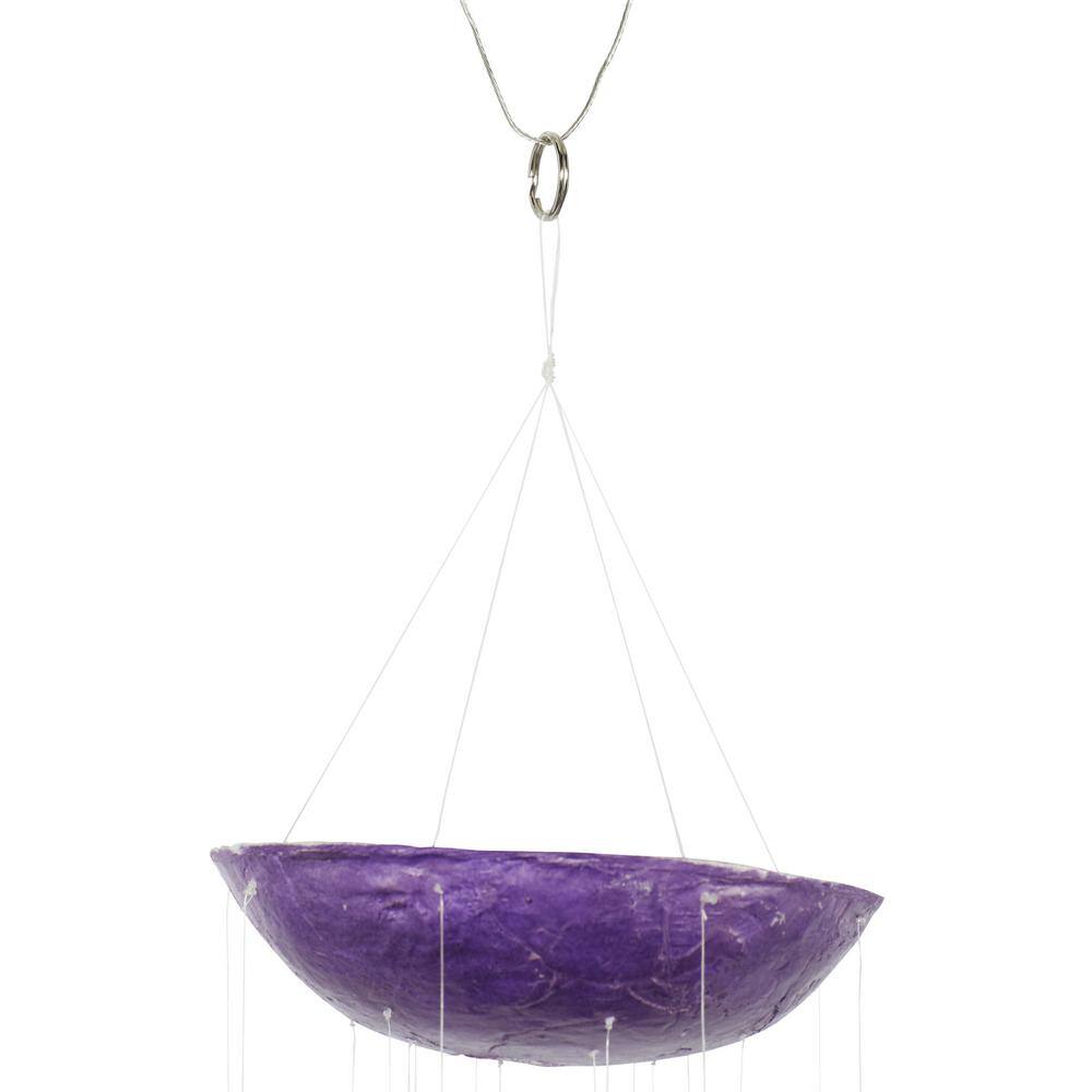 27" Purple Capiz Shell Waterfall Wind Chime