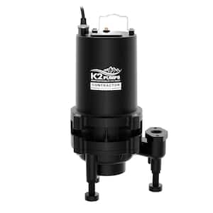 Contractor Series 2 HP Cast Iron Submersible Grinder/Sewage Pump