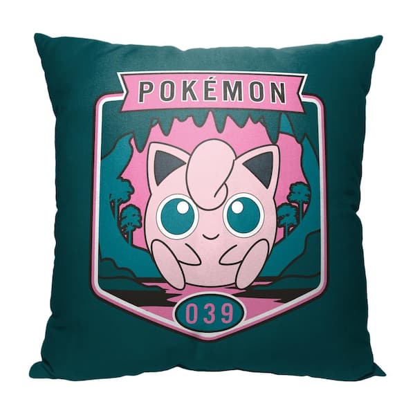 THE NORTHWEST GROUP Pokemon Outdoor Jigglypuff Printed Multi-Colored Throw Pillow
