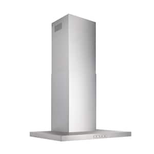 BWT2 30 in. 450 Max Blower CFM Convertible Wall-Mount T-Style Chimney Range Hood with Light in Stainless Steel