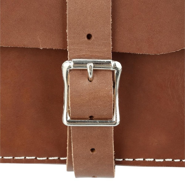 Classic NICKEL Chain Bag Strap with Leather Weaved Through - Choice of  Leather, Length & Hooks