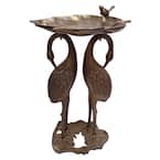 2 Crane Lily Bird Bath