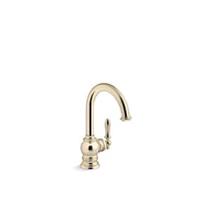 Artifacts Single Handle 1.5 GPM Beverage Faucet in Vibrant French Gold
