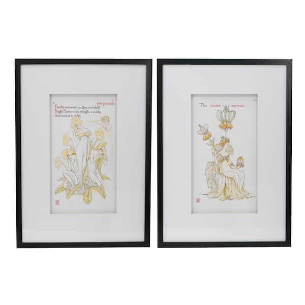 Miscool Anky 2-piece Framed Art Print 20 in. x 28 in. Wall Arts