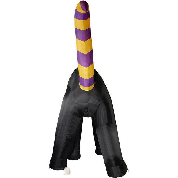 Haunted Hill Farm 20 ft. Black Cat Halloween Inflatable with