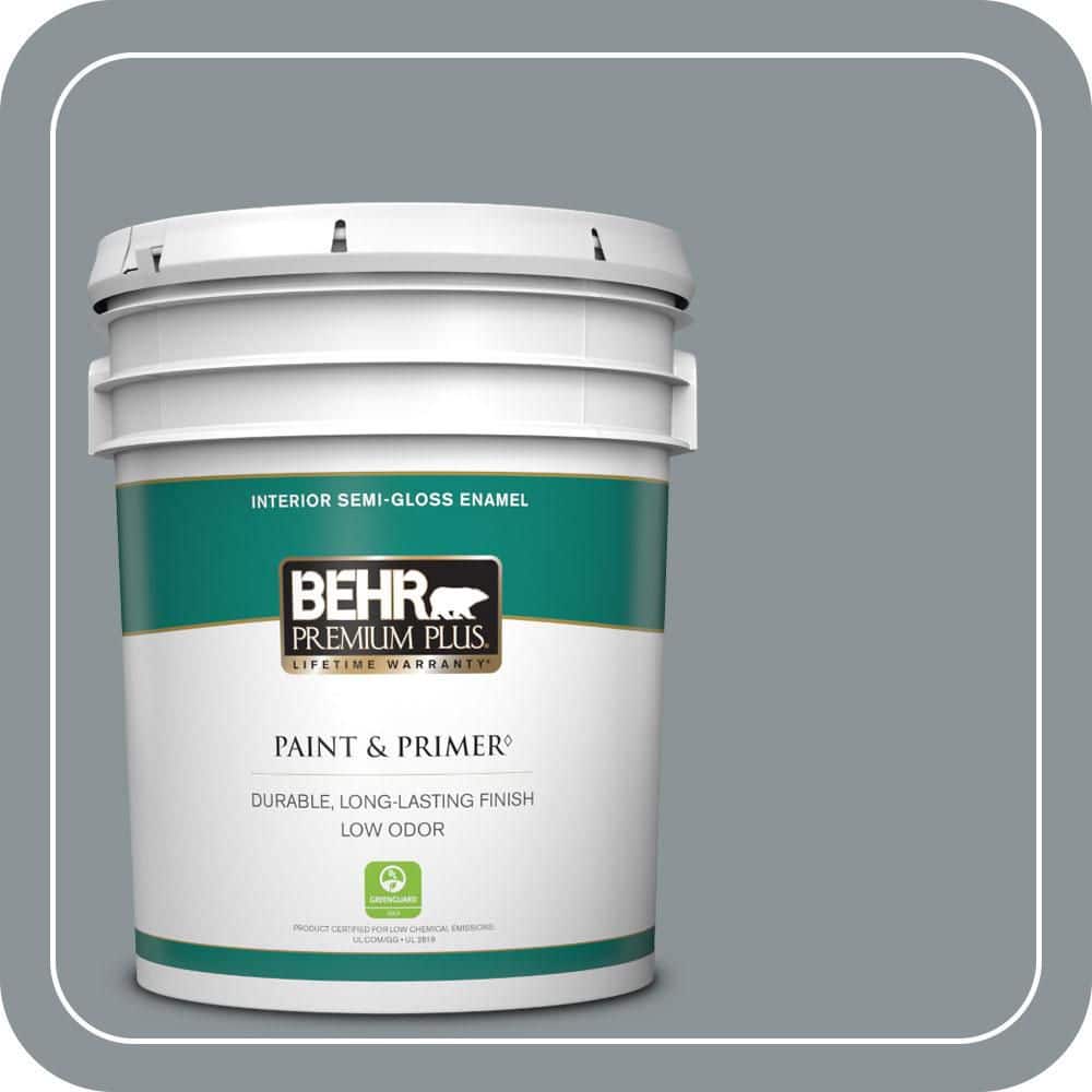 5 gal. #ECC-34-2 Boulder Creek Semi-Gloss Enamel Low Odor Interior Paint & Primer price history on PriceWatchPro