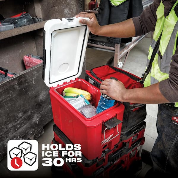 PACKOUT 10 in. Red 16 qt. Compact Cooler
