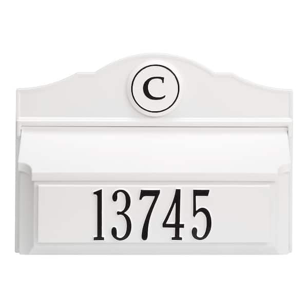 Unbranded Colonial Wall Mailbox Package #1 (Mailbox, Plaque and Monogram)