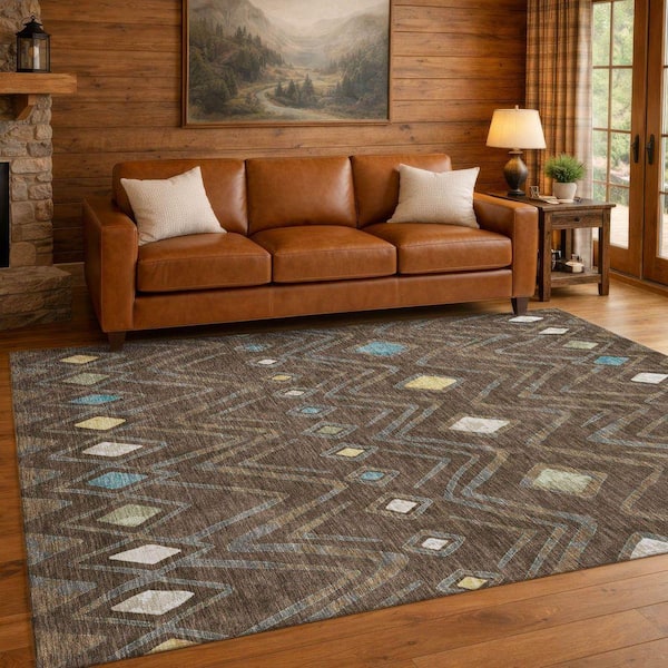 Addison Rugs Chantille Machine Washable Indoor/Outdoor Abstract