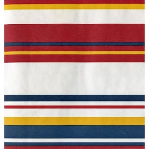 Falkirk Brin Stripes Red, White, Blue, Yellow Wallpaper Border