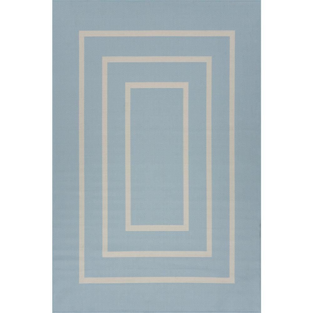 Arissea Bordered Blue 5 ft. x 8 ft. Outdoor Area Rug price history on PriceWatchPro