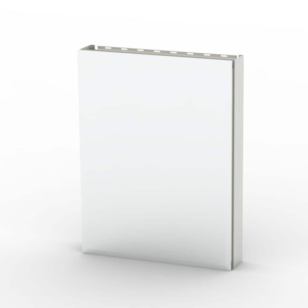 23 in. W x 30 in. H Rectangular Aluminum Medicine Cabinet with Mirror