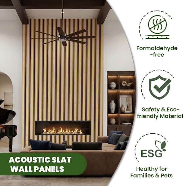 comforthomi 0.83 in. x 0.66 ft . x 7.84 ft. American Oakfinished