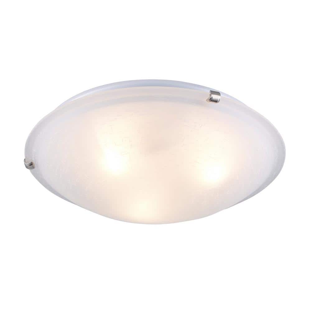 Constellation 16" Brushed Nickel Indoor/Outdoor Flush Mount Light