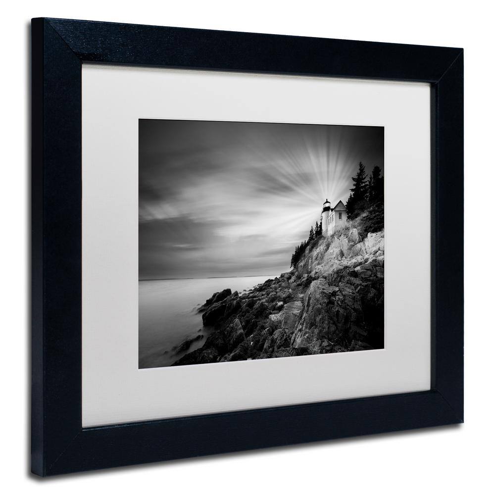 Bass Harbor Lighthouse Black Framed Landscape Photography Print