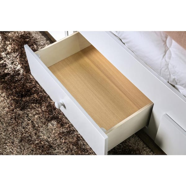 Furniture of America Iriqoui White Full Daybed with Drawers IDF