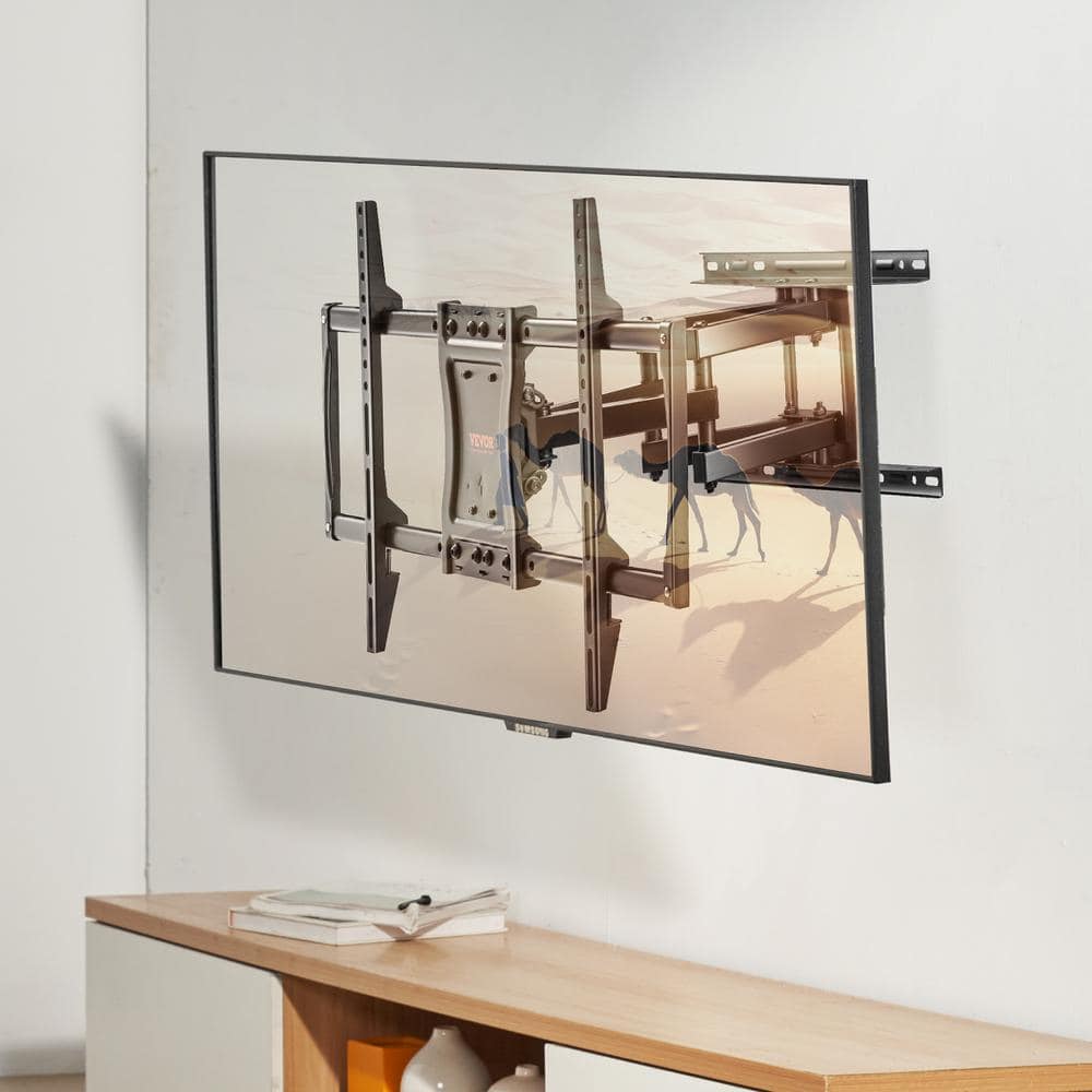 VEVOR Black Full Motion Wall Mount for 37"-75" TVs