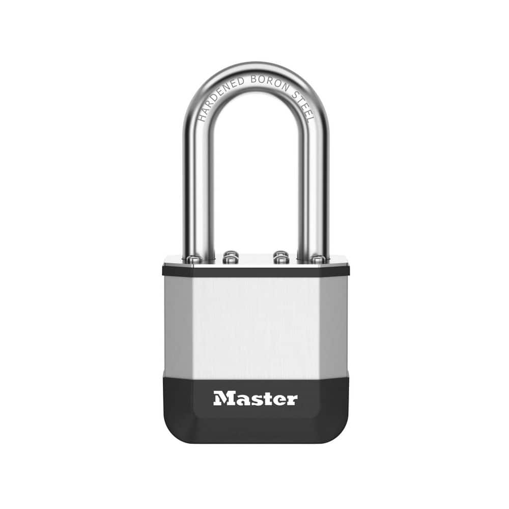 Master Lock Elite Heavy Duty Lock with Hardened Boron Steel Shackle, 1 ...