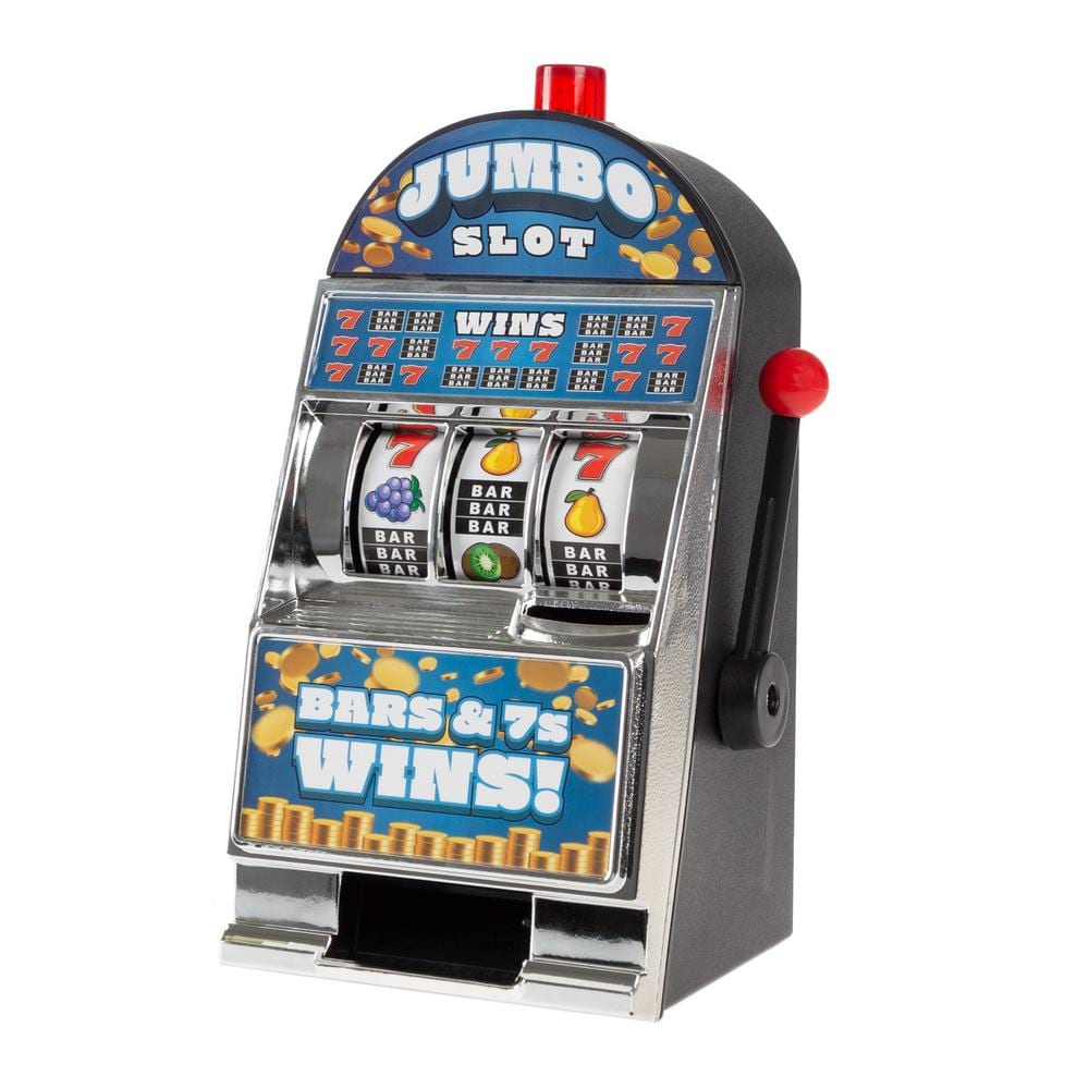Trademark Games Mini Burning 7s Slot Machine Coin Bank HW3400029 The