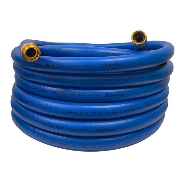 Underhill UltraMax Blue Premium 1 in. x 100 ft. Heavy-Duty Garden Water Hose